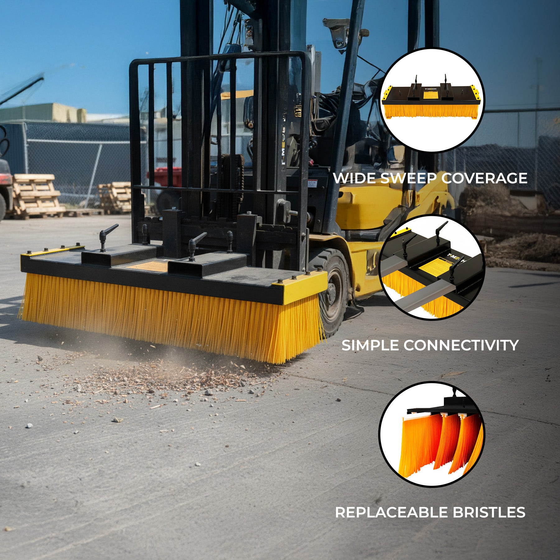 Forklift Sweeper Brush