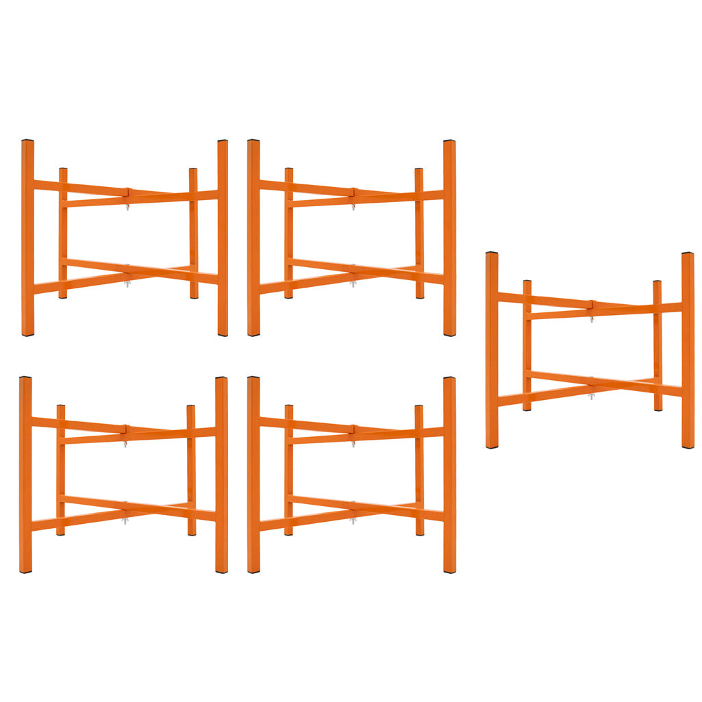 Trestle Stand x 4 & Mortar Board Stands 500mm H x 5