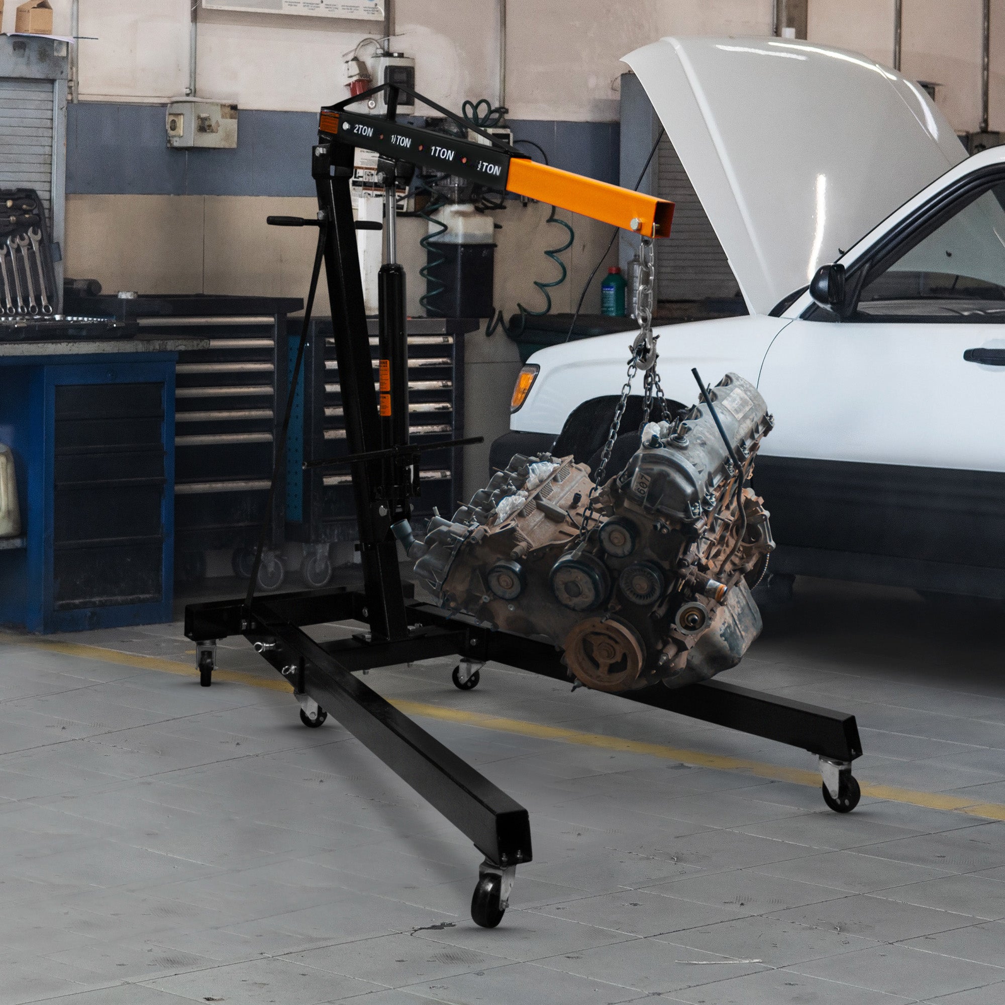 Hydraulic Engine Crane - 2 Tonne