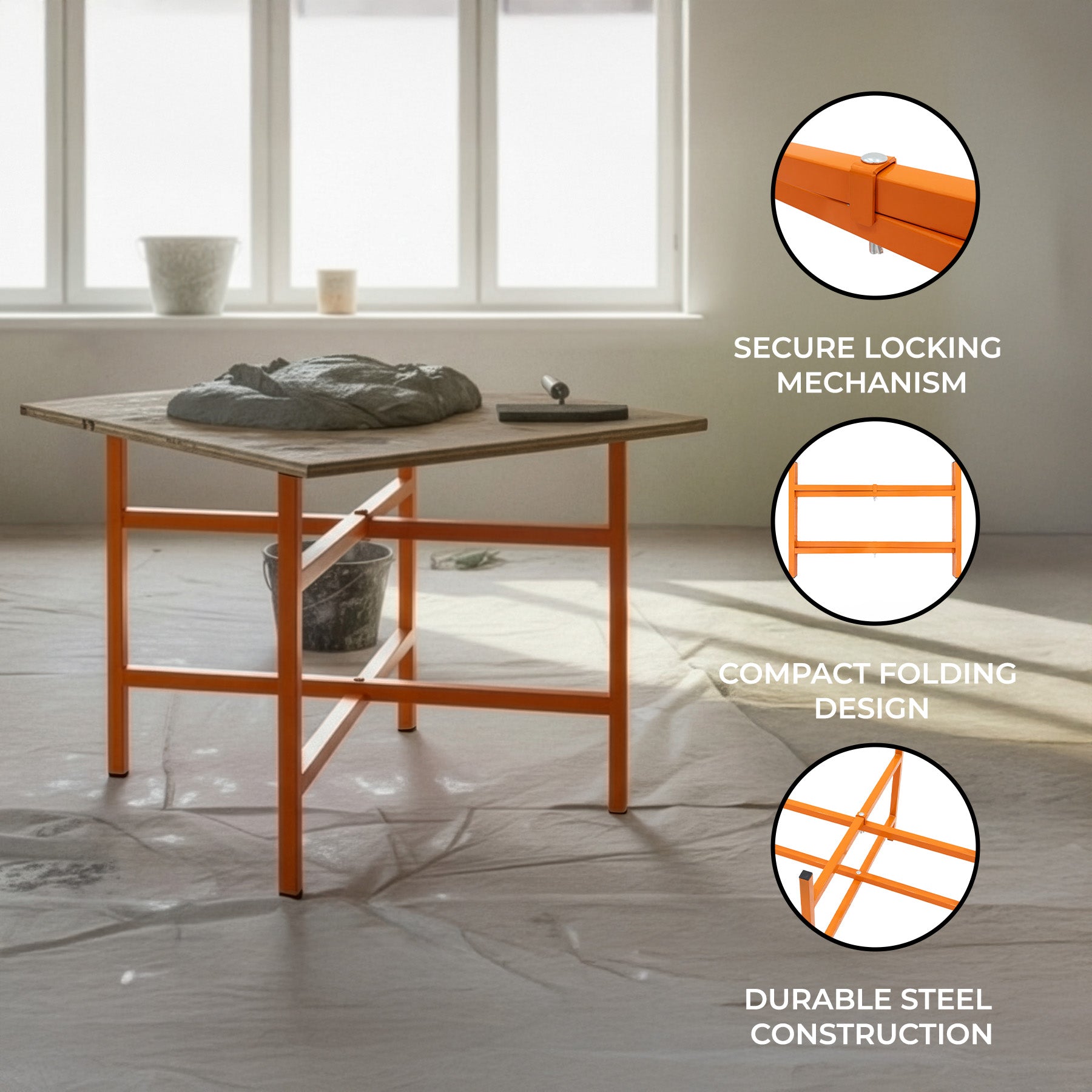 Mortar Board Stands x 3 – 500mm High