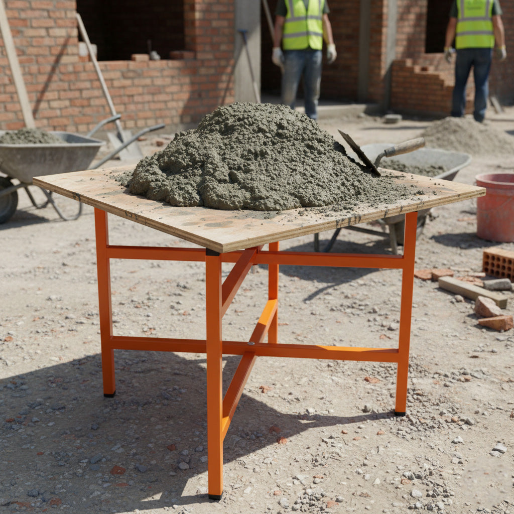 Trestle Stand x 4 & Mortar Board Stands 500mm H x 5